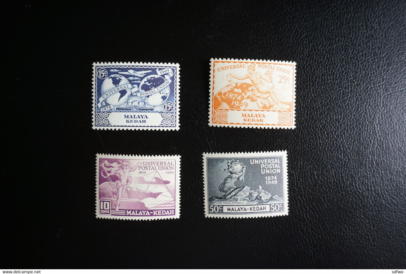 MALAYA  - Kedah 1949 75th Anniv Of UPU SET* (MH) - Kedah