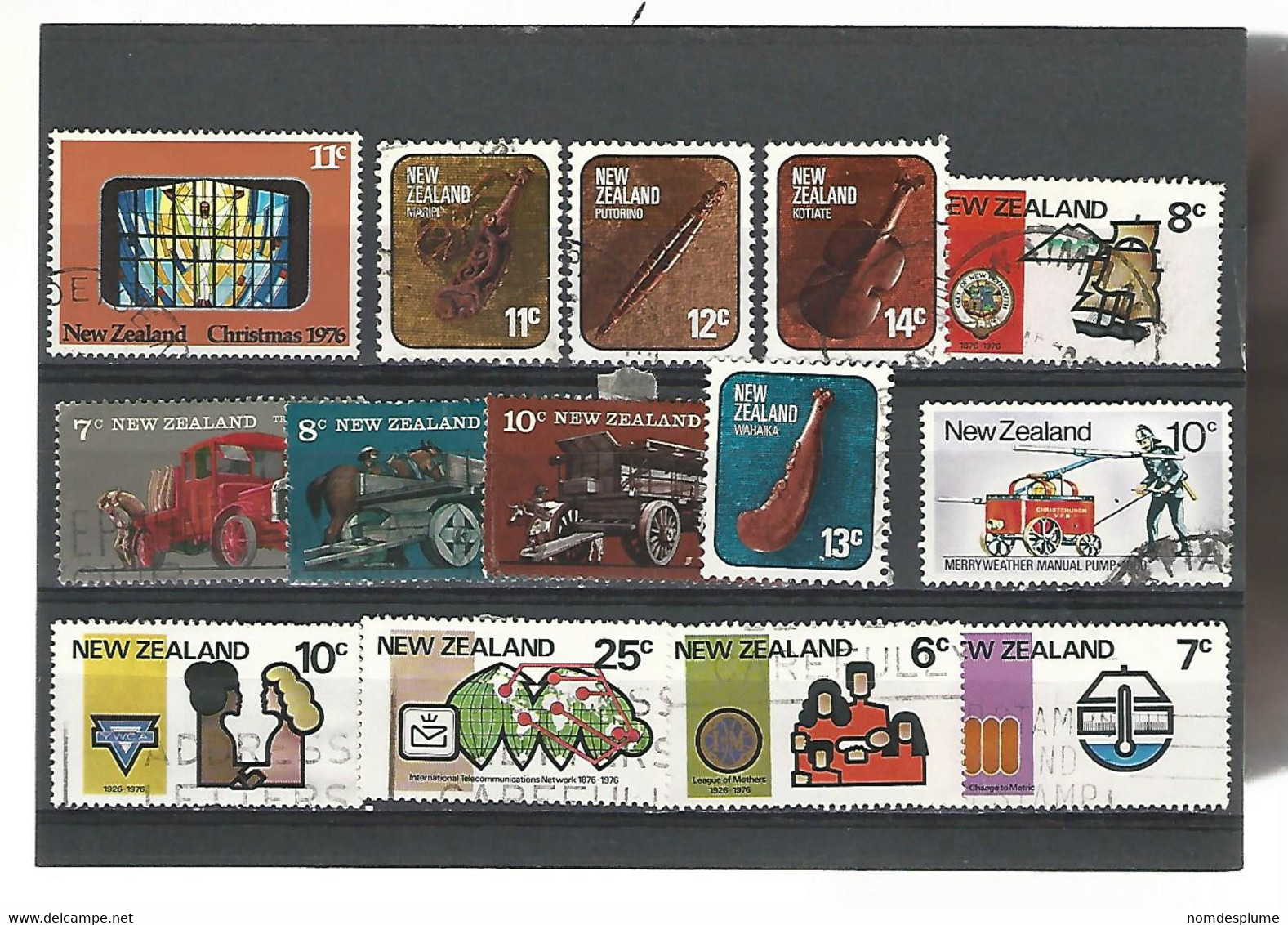 56110 ) Collection New Zealand  Postmark - Verzamelingen & Reeksen