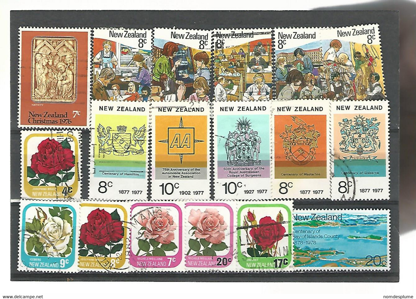 56112 ) Collection New Zealand  Postmark - Verzamelingen & Reeksen