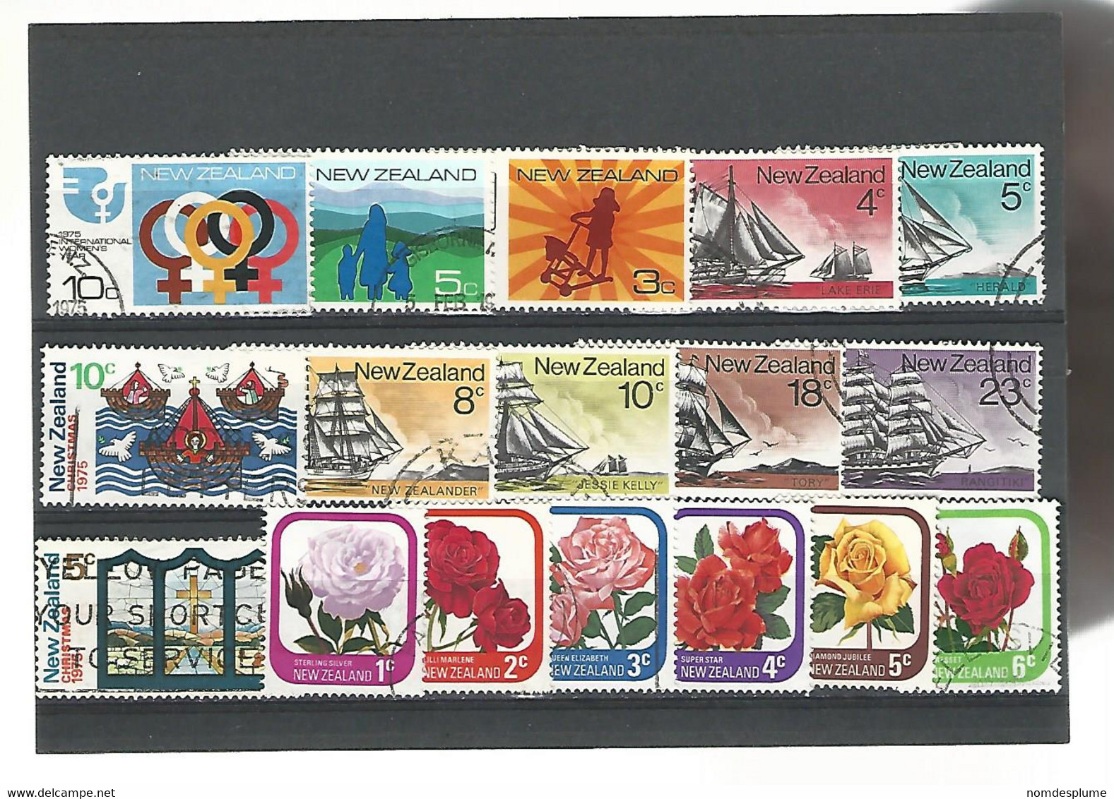 56113 ) Collection New Zealand  Postmark - Lots & Serien