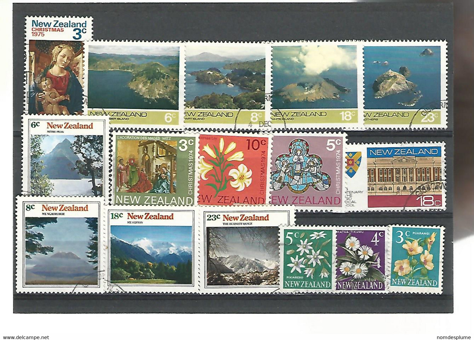 56114 ) Collection New Zealand  Postmark - Collections, Lots & Series