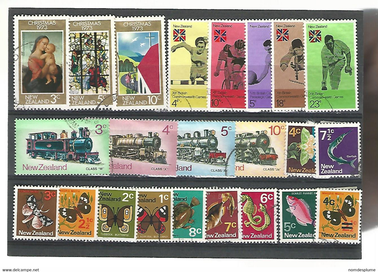 56118 ) Collection New Zealand  Postmark - Collections, Lots & Series