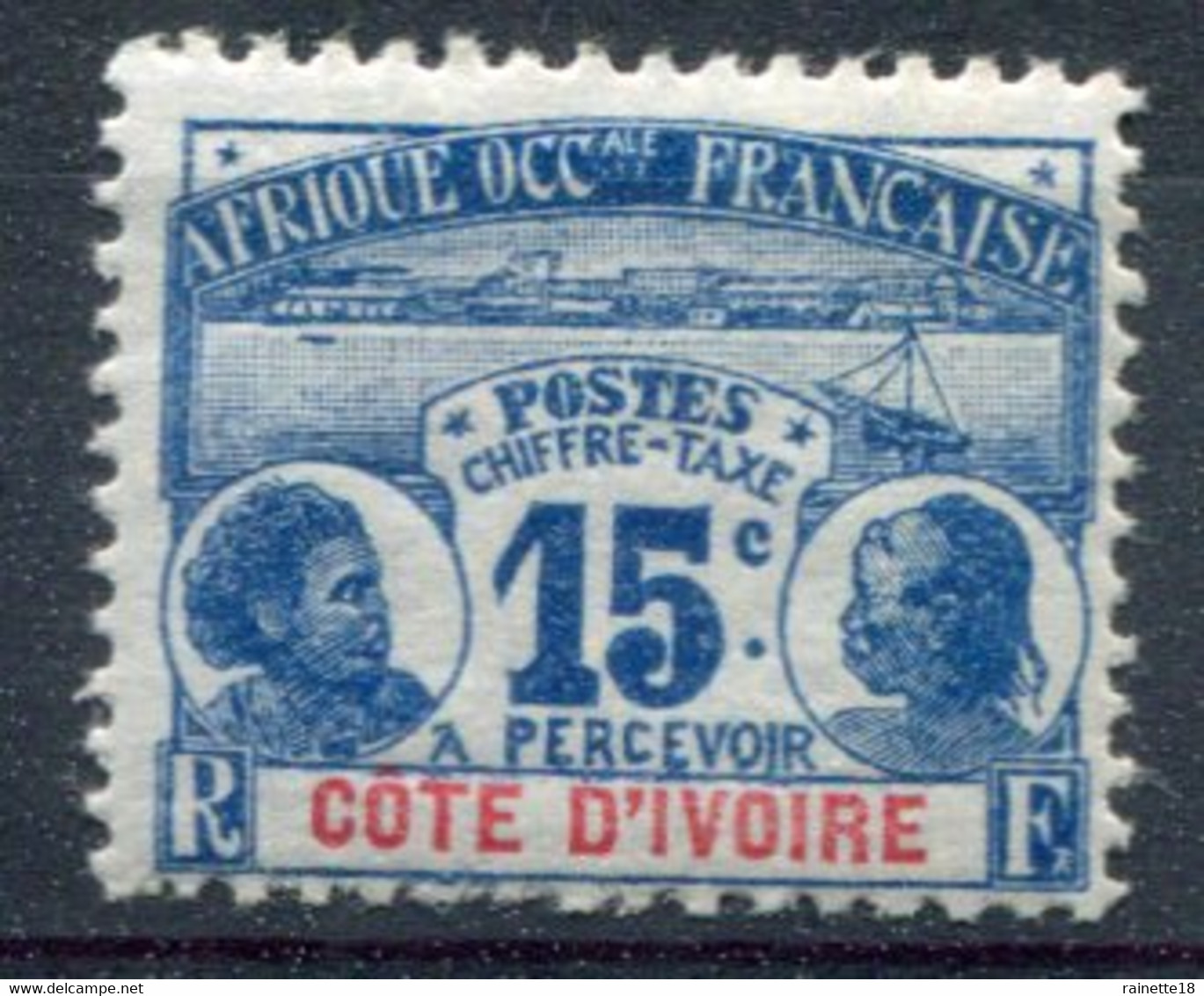 Cote D'Ivoire         Taxe N° 3 * - Ungebraucht