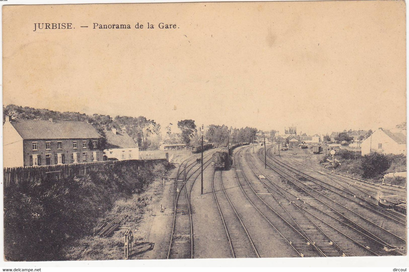 50496  Jurbise Pano  De  La  Gare  Train - Jurbise