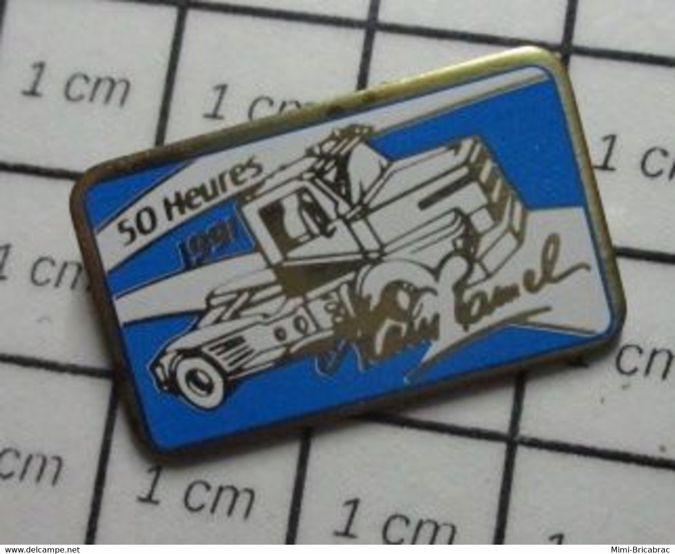 Sp10 Pin's Pins / Beau Et Rare / THEME : SPORTS / 50 HEURES CAMION 1991 ALAIN PAMEL - Car Racing - F1