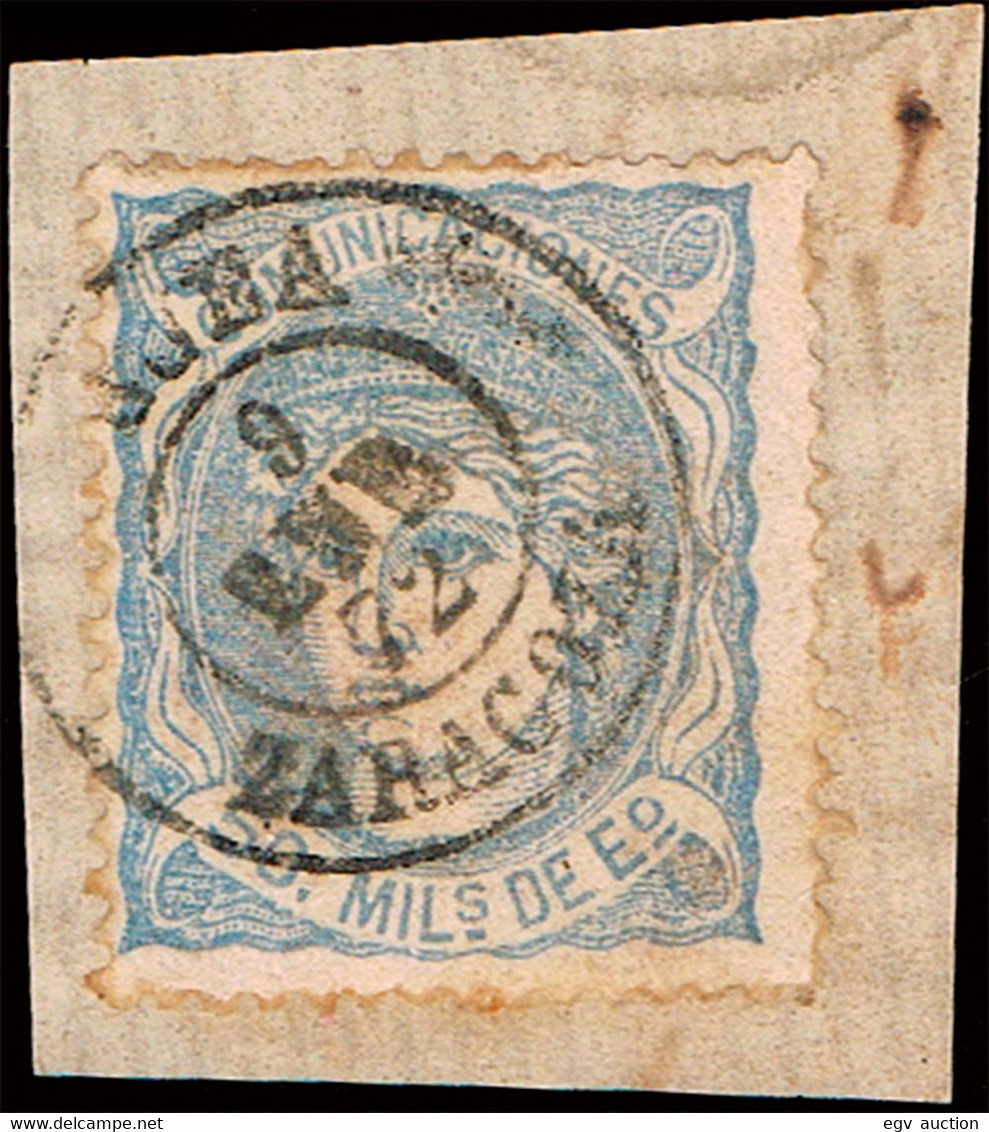 Zaragoza - Edi O 107 - Fragmento Mat Fech. Tp.II "Ejea" - Used Stamps
