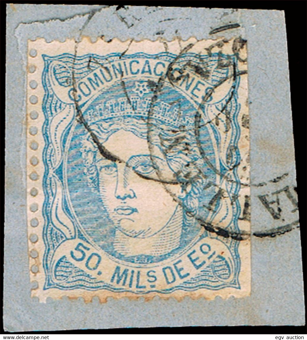 Zaragoza - Edi O 107 - Fragmento Mat Fech. Tp.II "Mallén" - Used Stamps