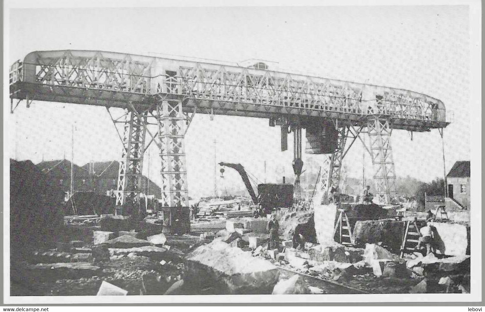 ECAUSSINNES « Carrière De Scoufflény – Le Grand Pont, 1914» – Ed. J. Regnier  (réalisée à Partir D’une Photo) - Ecaussinnes