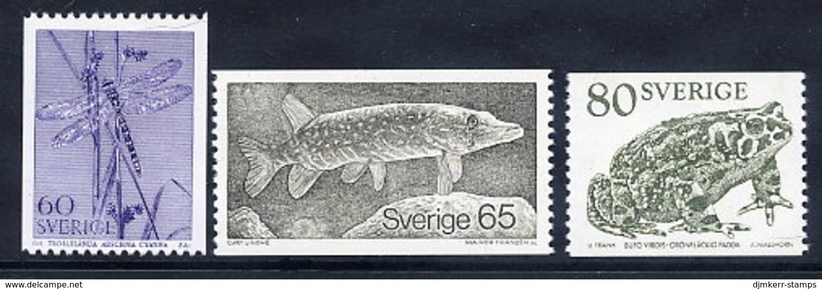 SWEDEN 1979 Fauna  MNH / **.  Michel 1075-77 - Unused Stamps