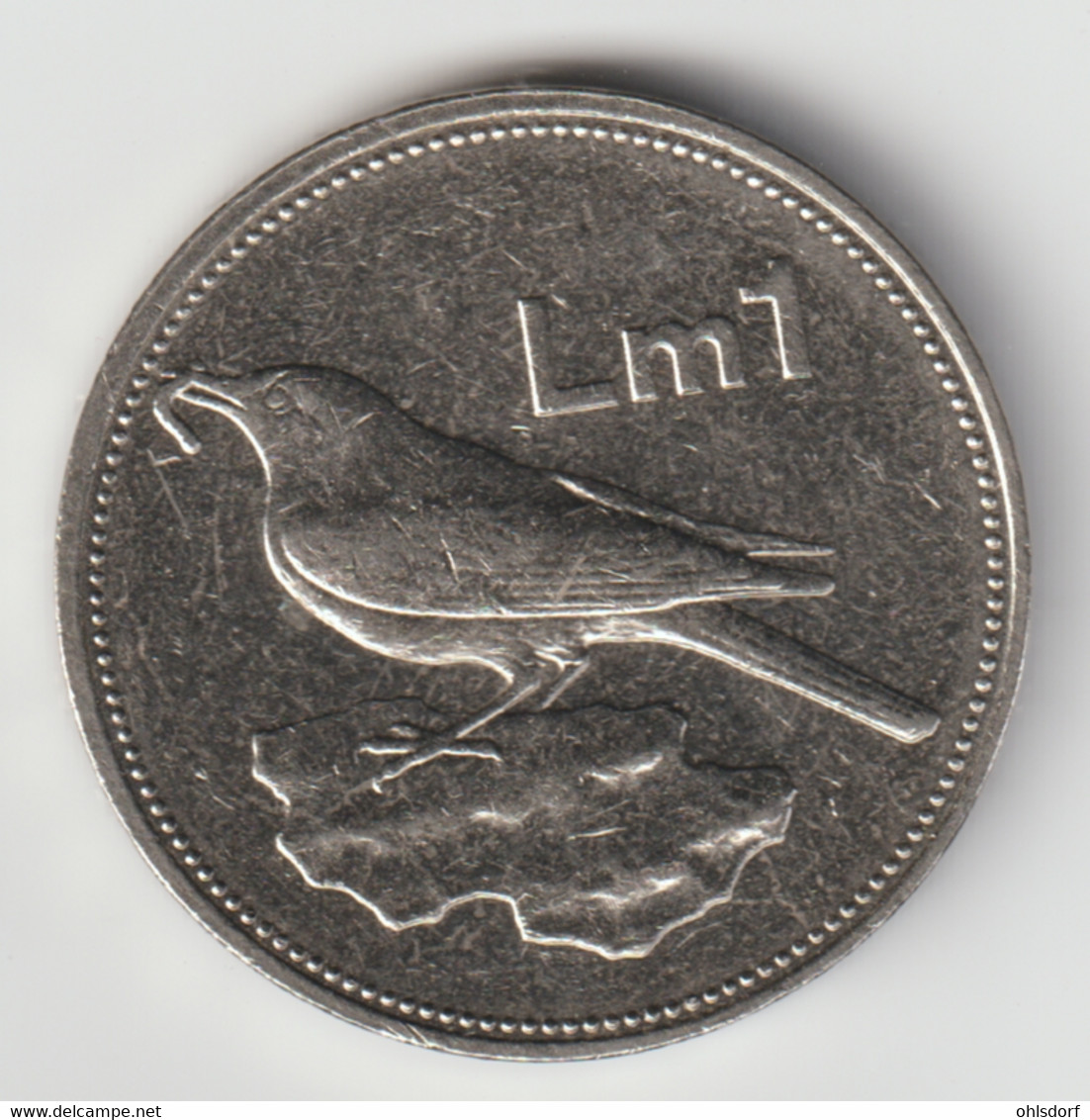 MALTA 1991: 1 Lira, KM 99 - Malta