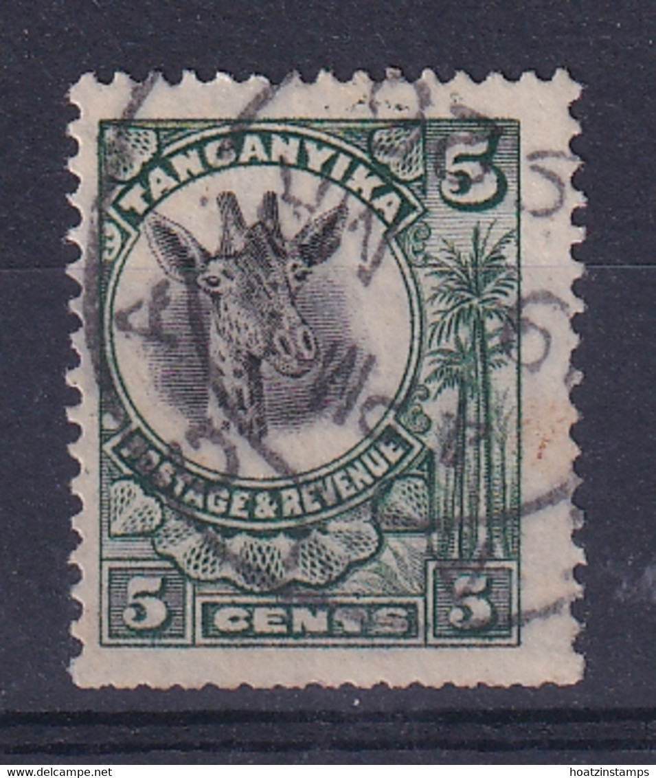 Tanganyika: 1925   Giraffe    SG89     5c    Used - Tanganyika (...-1932)