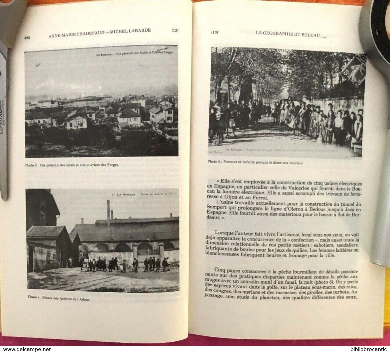 *GEOGRAPHIE DU BOUCAU* LENDEMAIN DE LA 1°GUERRE MONDIALE VUE PAR MARIE-LOUISE LAMAISON Par A.M.CHADEFAUD & M. LABARDE - Pays Basque