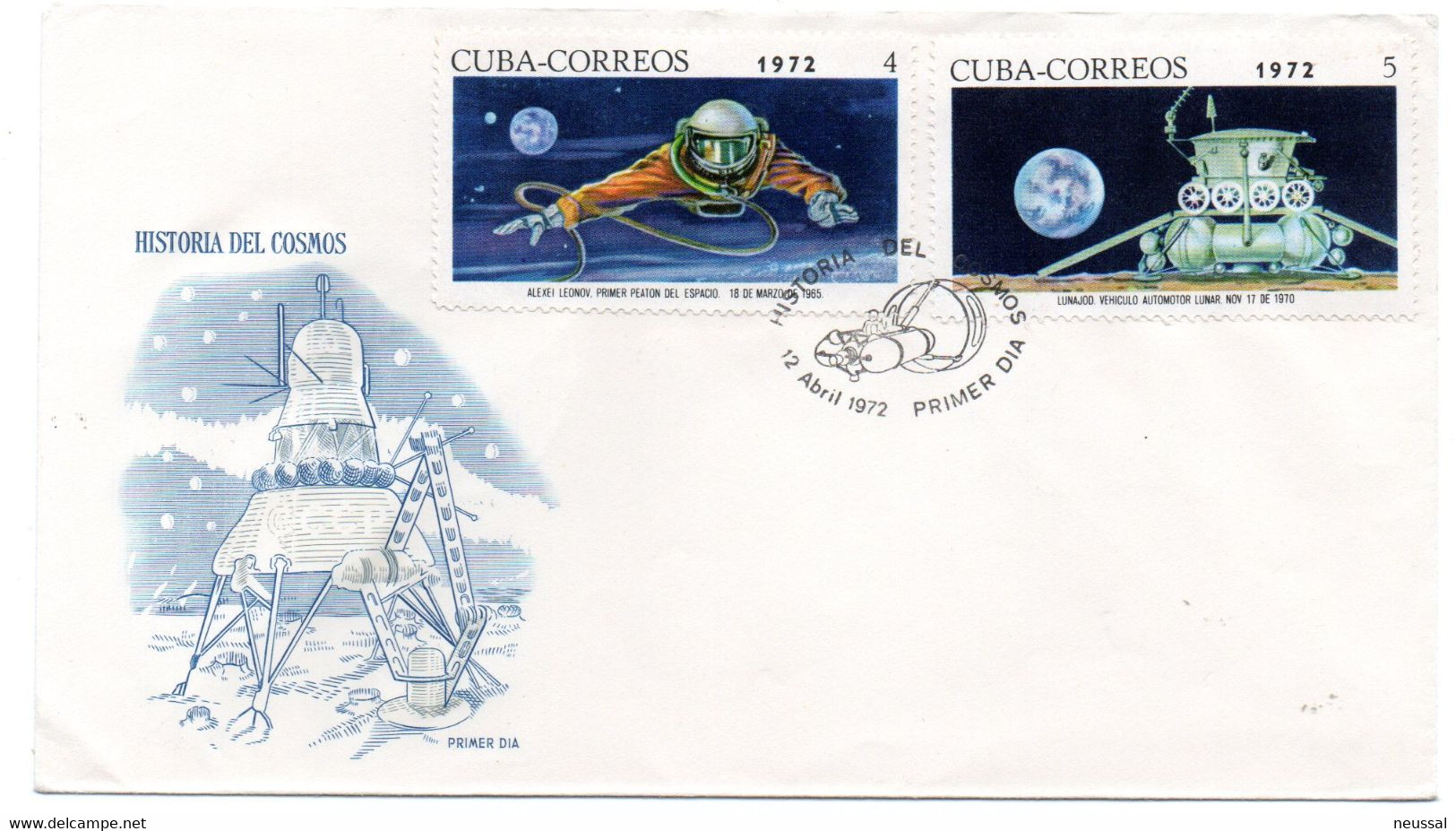 Sobre De Primer Dia De  Cuba De 1972 - Astrologie