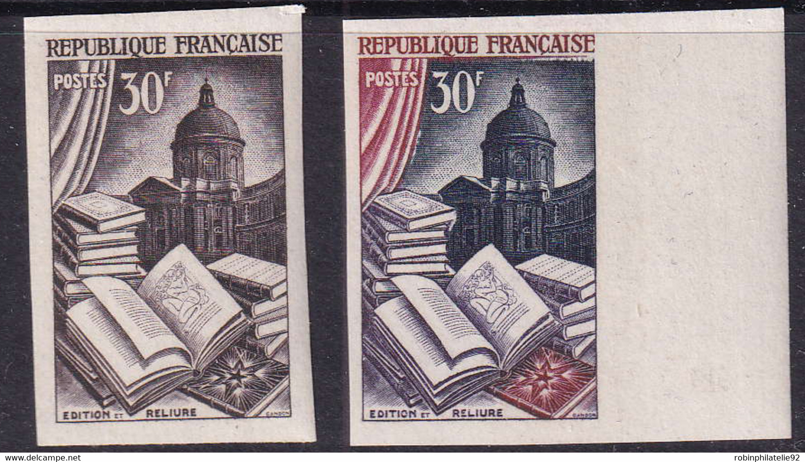 France Essais De Couleur N°971 30f édition Et Reliure  2 Essais Dont 1 Multicolore Qualité:** - Other & Unclassified