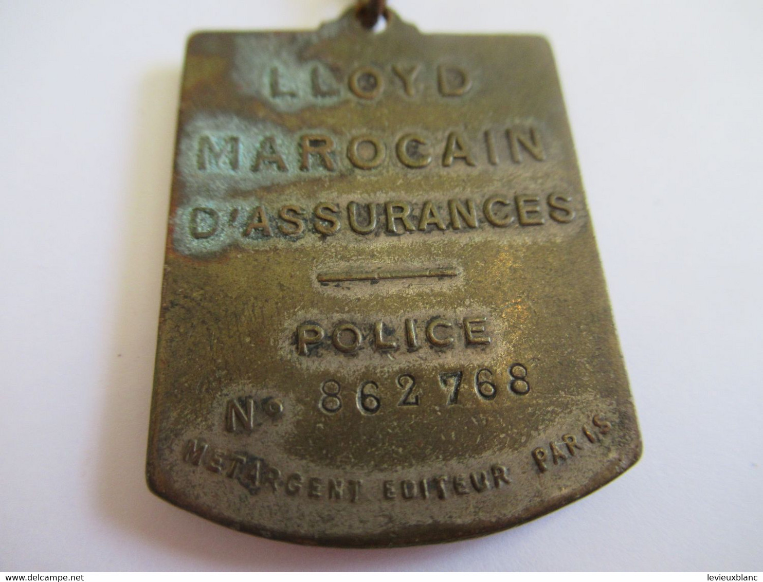 Porte-Clés Publicitaire Ancien/Compagnie De Navigation Maritime/LLOYD Marocain/Assurances/ /Vers 1960-1970    POC545 - Key-rings