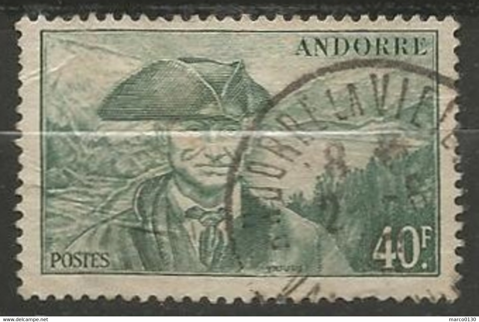 ANDORRE FRANCAIS N° 117 OBLITERE - Used Stamps