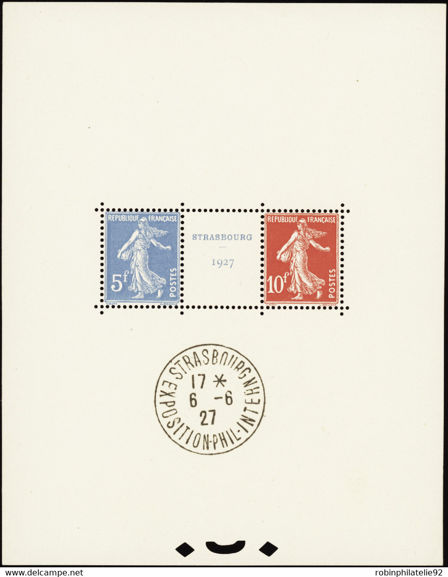 FRANCE  BLOCS & FEUILLETS N°2 Exposition Philatélique Internationale De Strasbourg  Qualité:OBL Cote:1350 - Andere & Zonder Classificatie