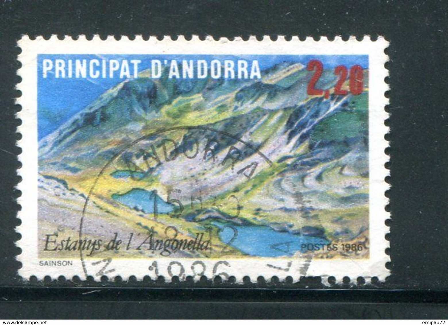 ANDORRE- Y&T N°351- Oblitéré - Used Stamps