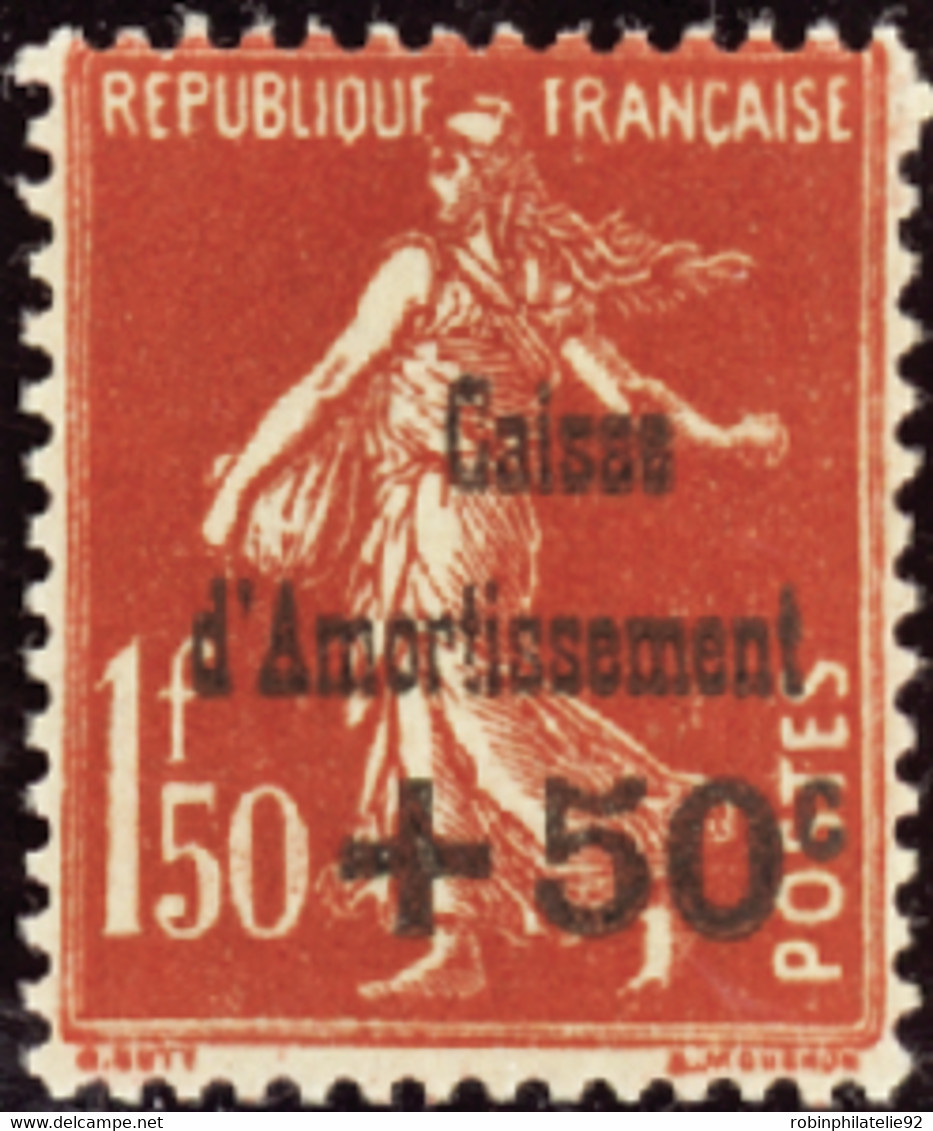 FRANCE  VARIETES N°277 A "Caisse" Déplacé Qualité:** Cote:400 - Unused Stamps