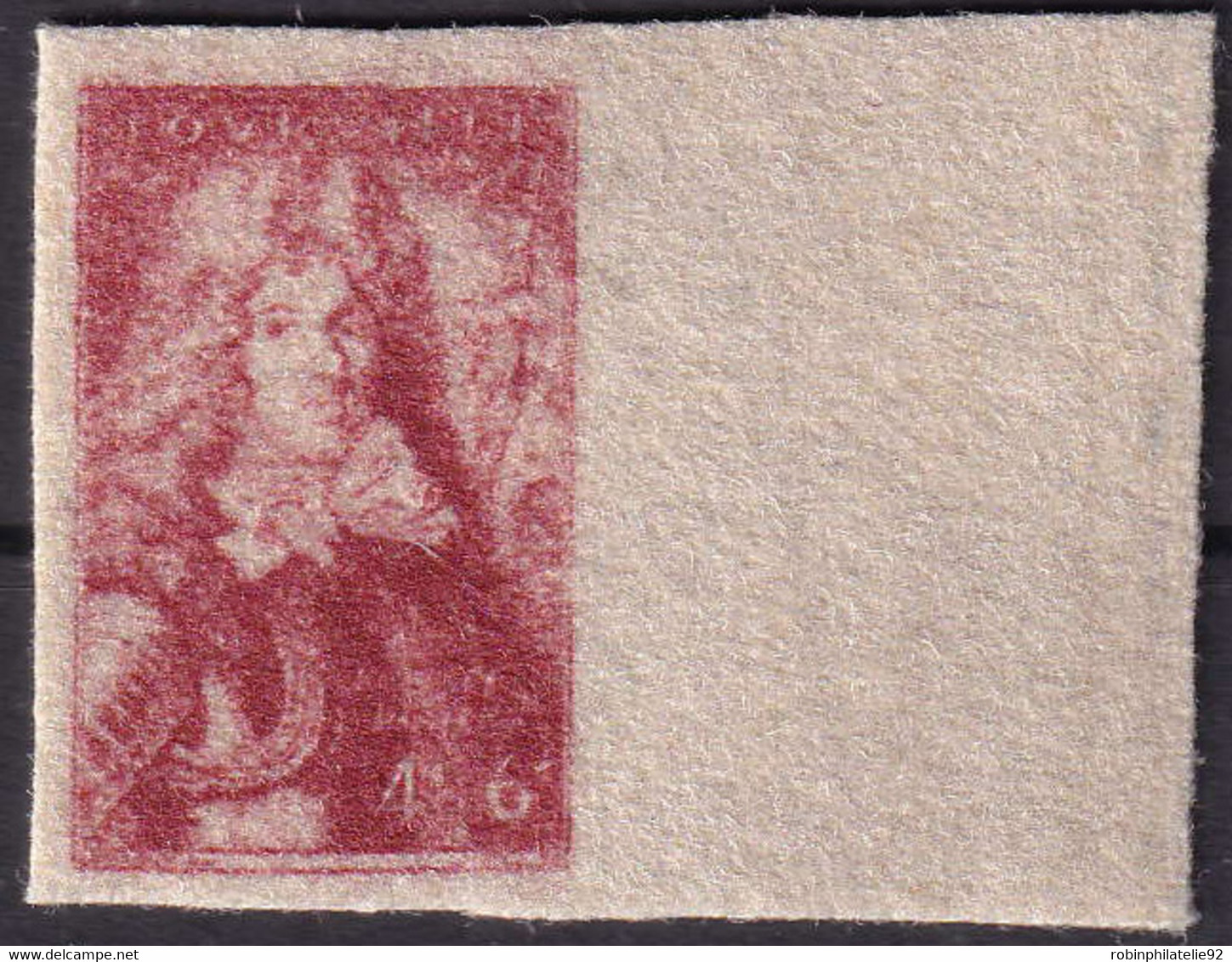 FRANCE  VARIETES N°600 Impression Sur Feutre - Unused Stamps