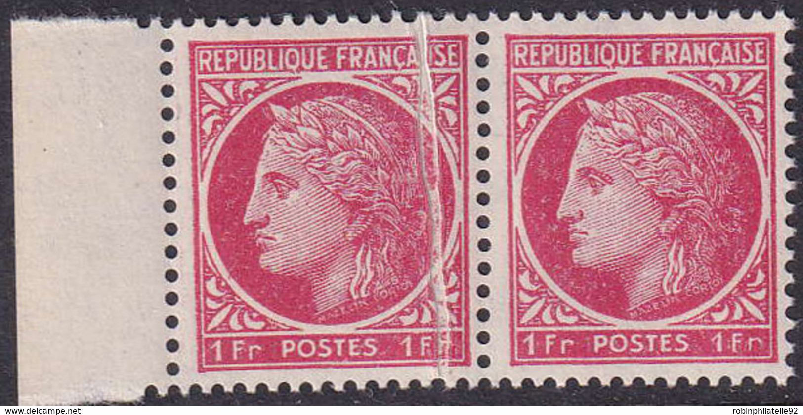 FRANCE  VARIETES N°676 Pli Accordéon  Qualité:** - 1945-47 Cérès De Mazelin