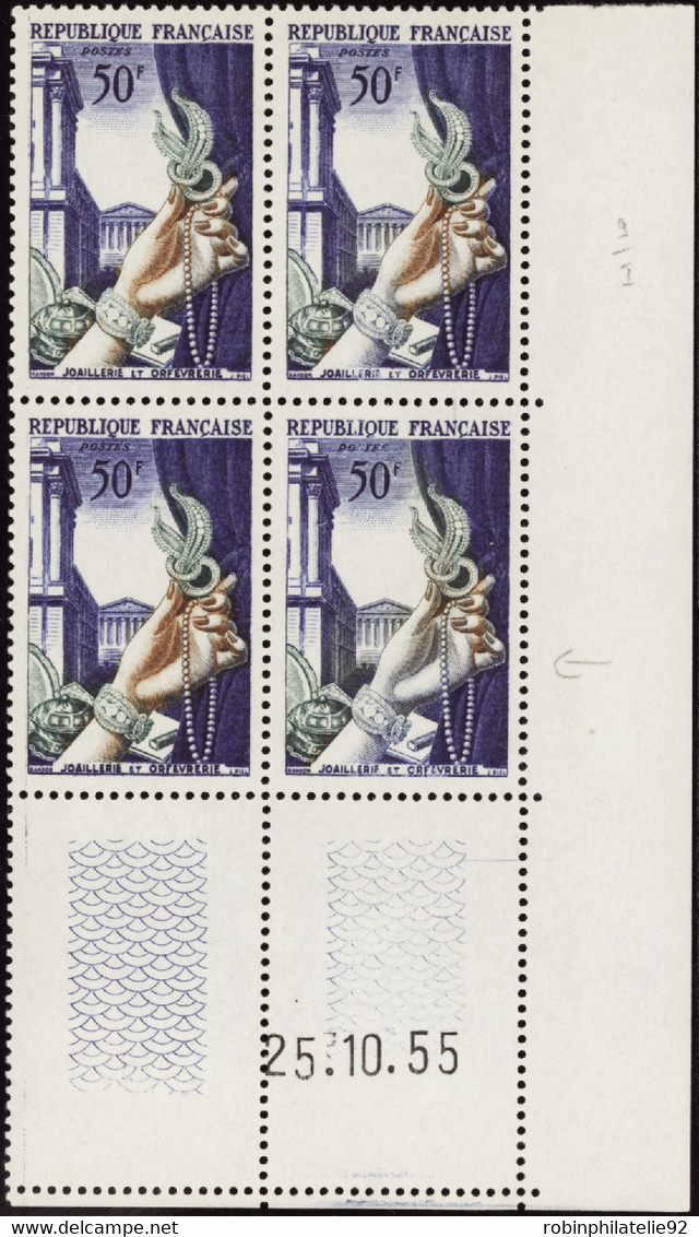 FRANCE  VARIETES N°973 Main Bleue Tenant à Normal  Qualité:** - Unused Stamps