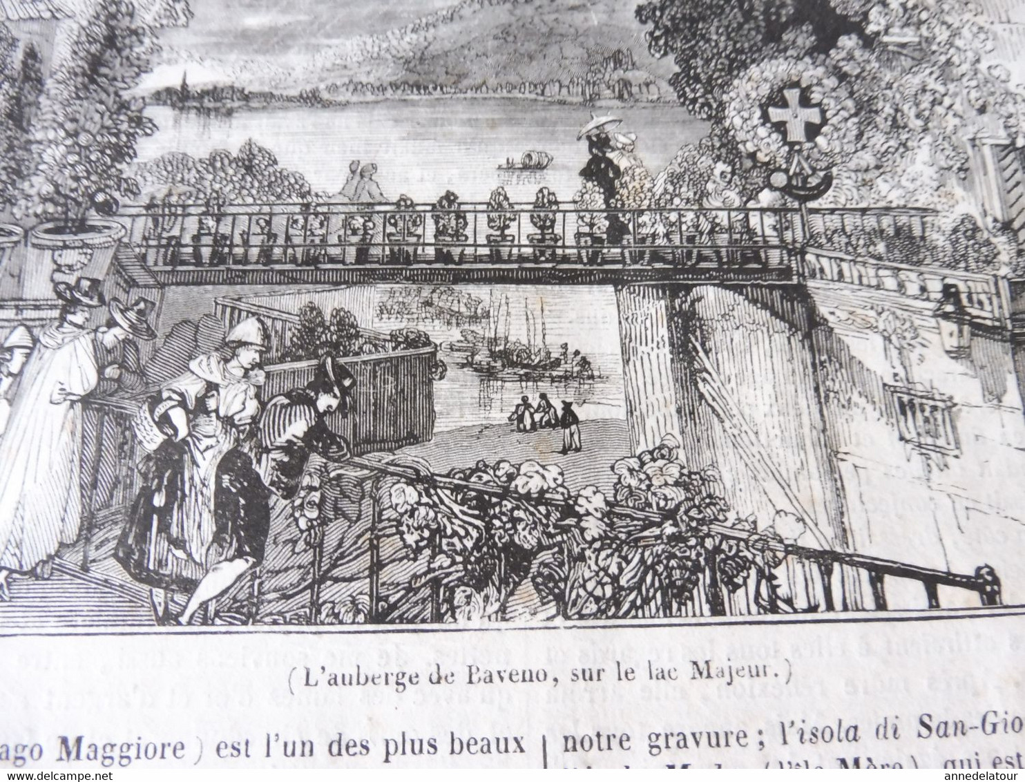 1839 MP  Auberge De Laveno  (Lago Maggiore ) ; Eglises à ( Poitiers, Avignon, Arles); Cap Nord ( L'île Maigre); Etc - 1800 - 1849