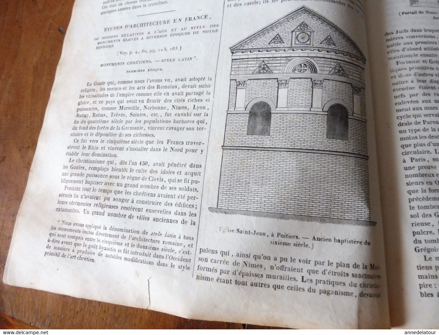 1839 MP  Auberge de Laveno  (Lago Maggiore ) ; Eglises à ( Poitiers, Avignon, Arles); Cap Nord ( l'île Maigre); Etc