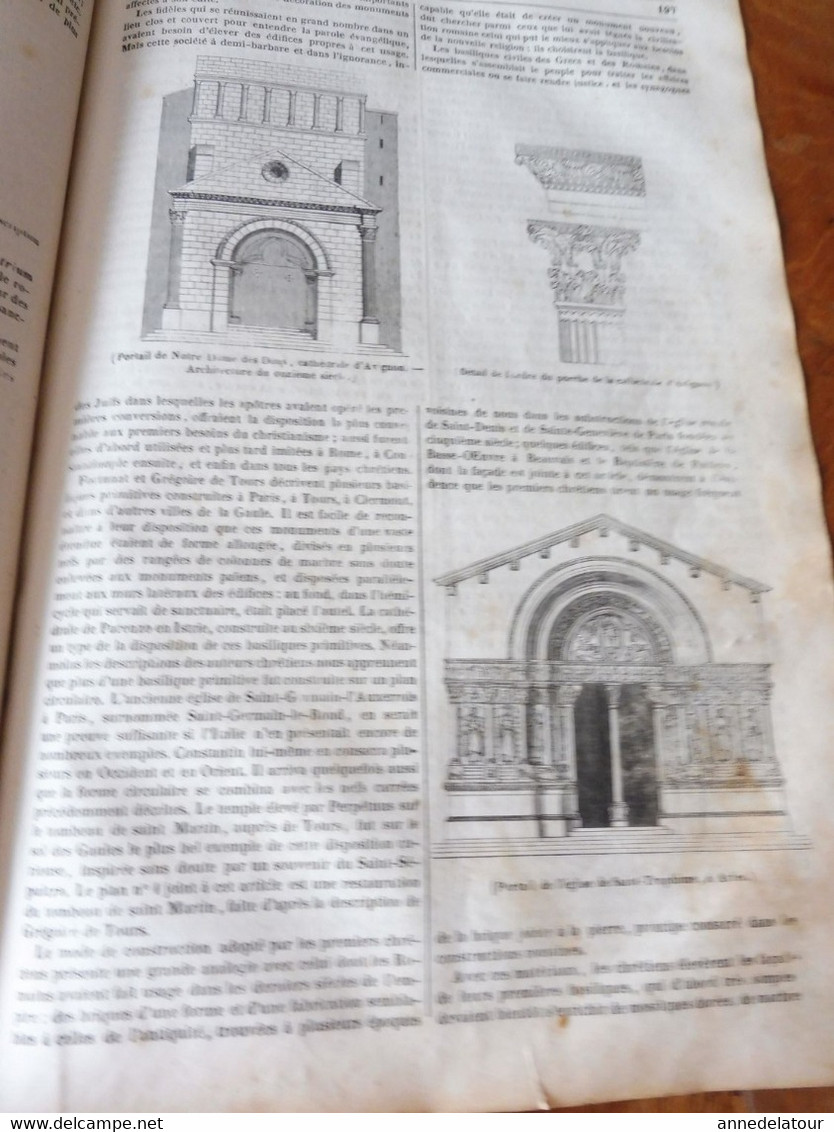 1839 MP  Auberge de Laveno  (Lago Maggiore ) ; Eglises à ( Poitiers, Avignon, Arles); Cap Nord ( l'île Maigre); Etc