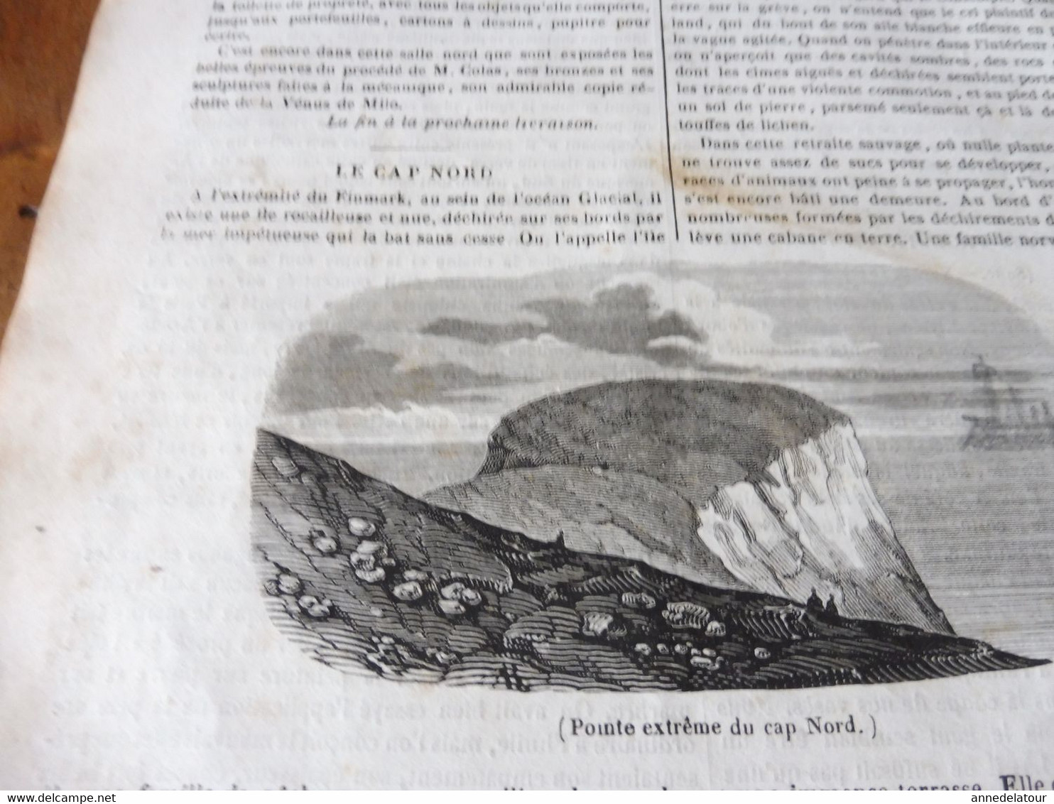 1839 MP  Auberge de Laveno  (Lago Maggiore ) ; Eglises à ( Poitiers, Avignon, Arles); Cap Nord ( l'île Maigre); Etc