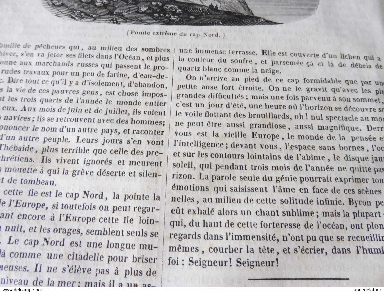 1839 MP  Auberge de Laveno  (Lago Maggiore ) ; Eglises à ( Poitiers, Avignon, Arles); Cap Nord ( l'île Maigre); Etc