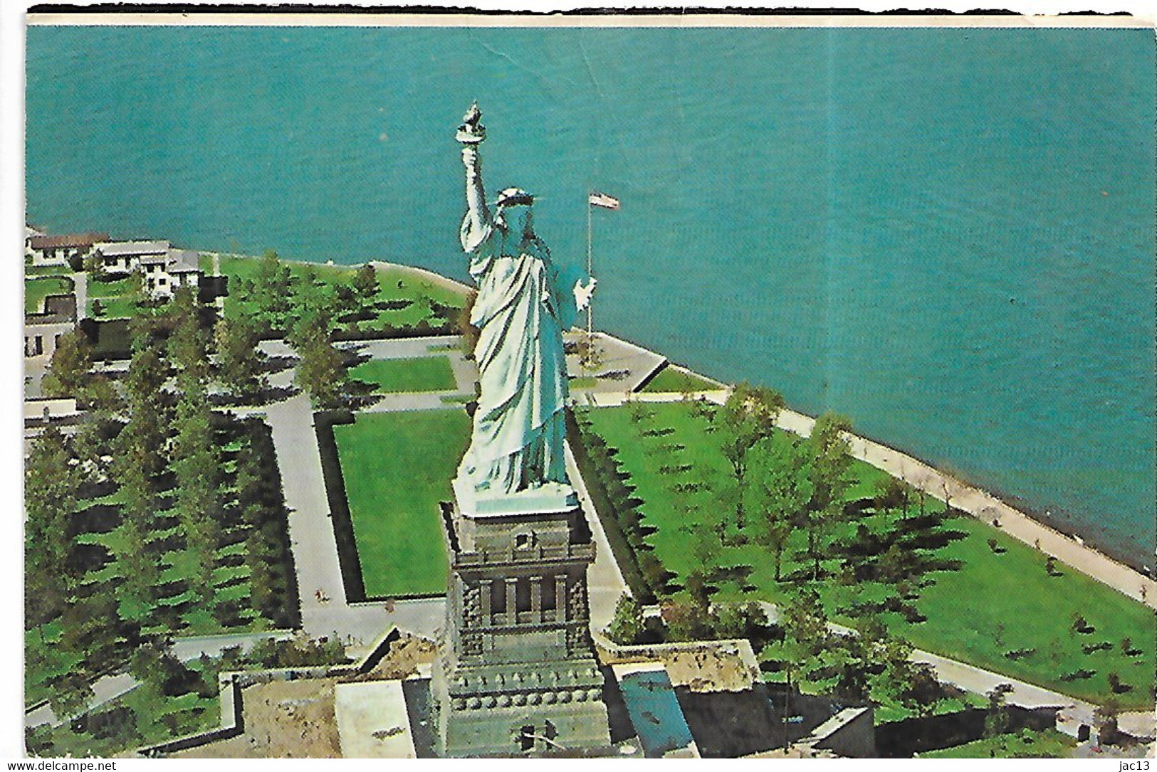 L120D657 - Statue Of Liberty - Liberty Island In New York Harbor - Estatua De La Libertad