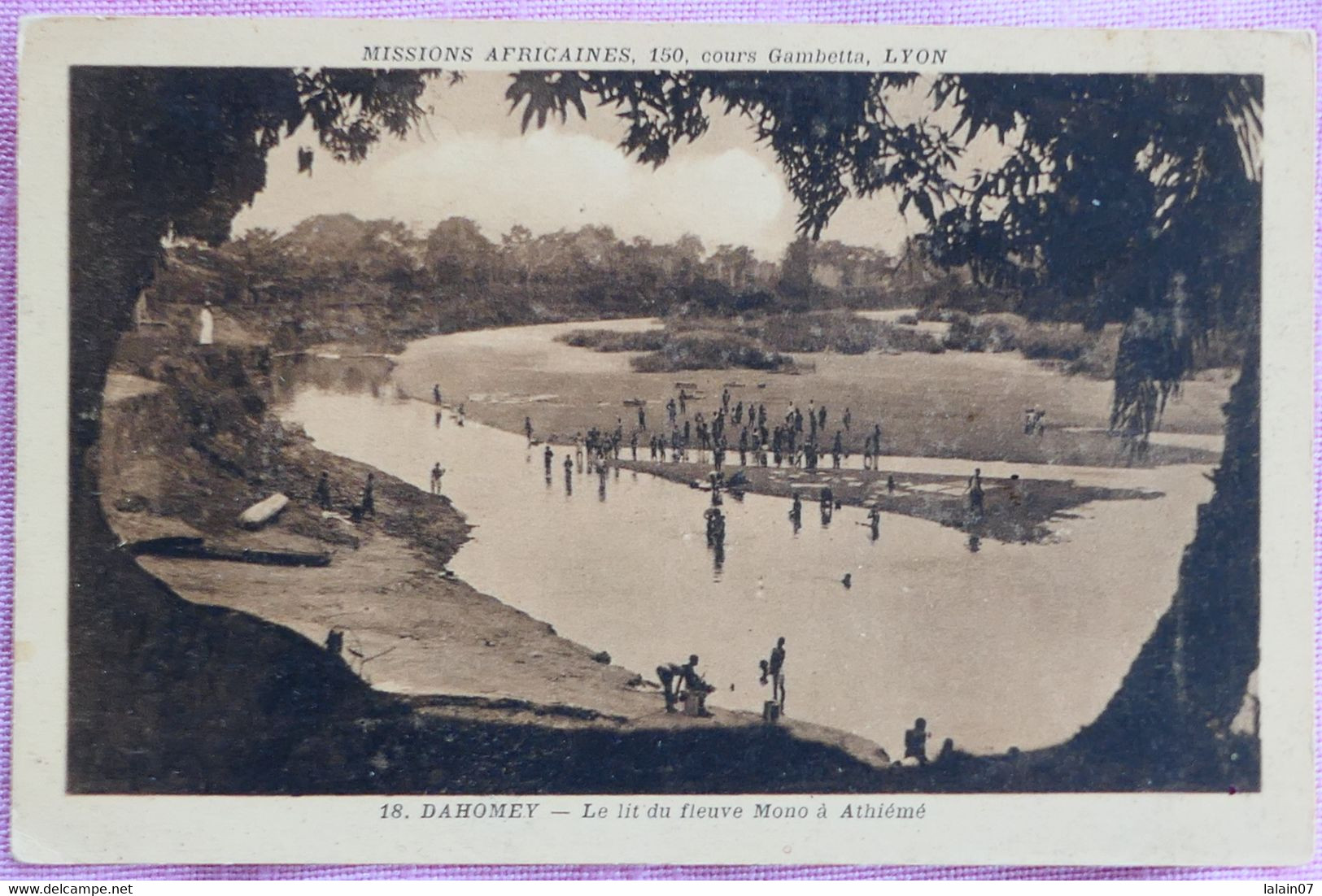 C. P. A. : Dahomey : Le Lit Du Fleuve Mono à Athiémé - Dahomey