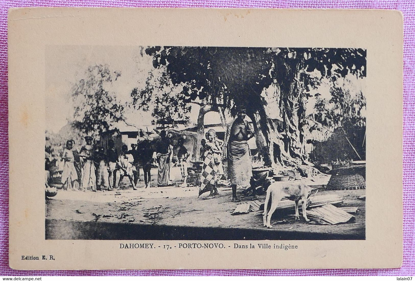 C. P. A. : Dahomey : PORTO-NOVO : Dans La Ville Indigène - Dahomey