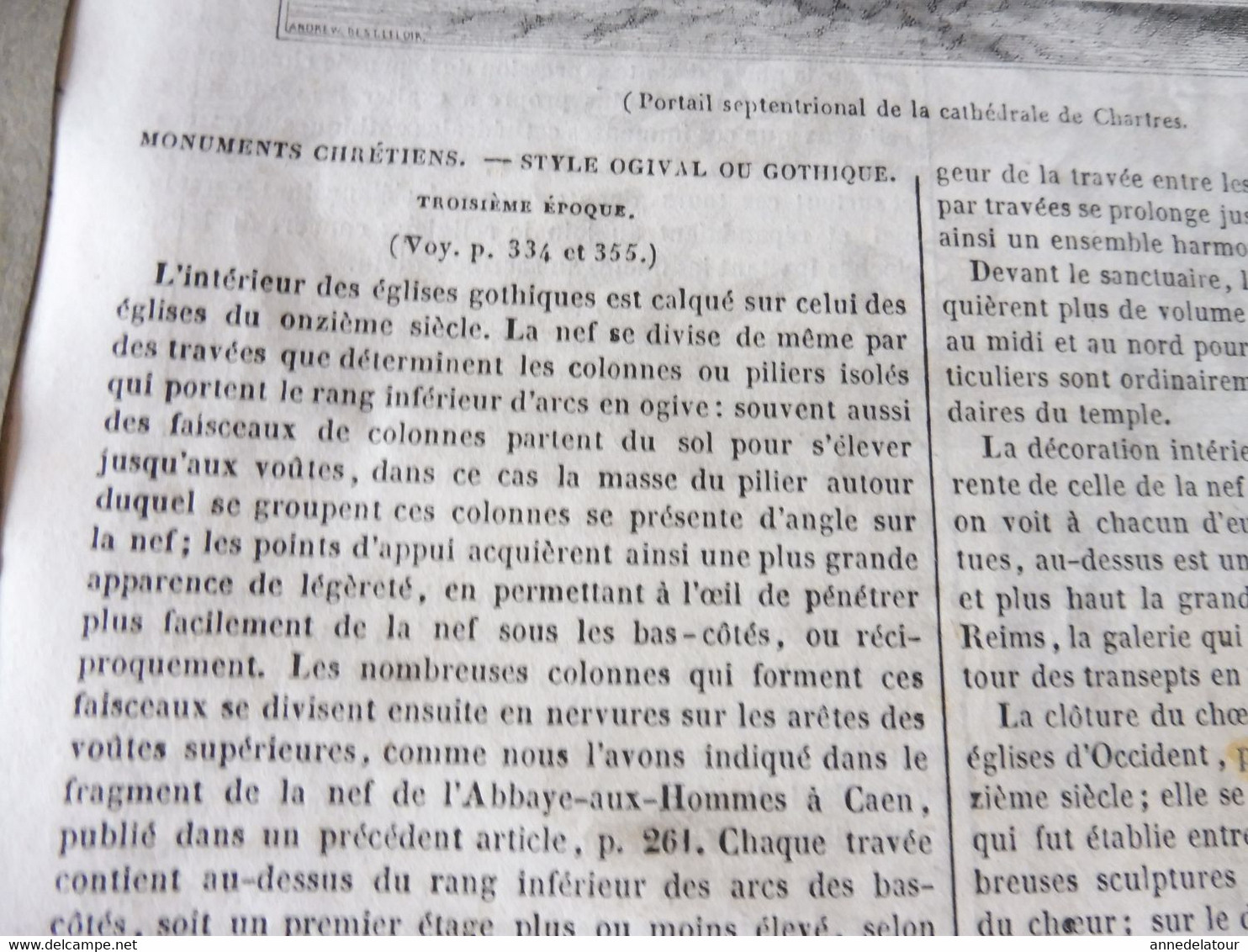 1839 MP Cathédrale De Chartres; Fête De Baloukli ;Goudouli Poète Du Languedoc; Bataille De Granson; Charles Le Téméraire - 1800 - 1849