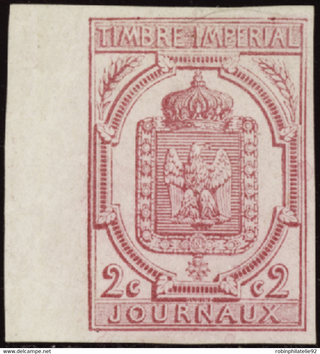 FRANCE  JOURNAUX N°3 2c Rose Carminé Bdf  Qualité:(*) Cote:1550 - Periódicos