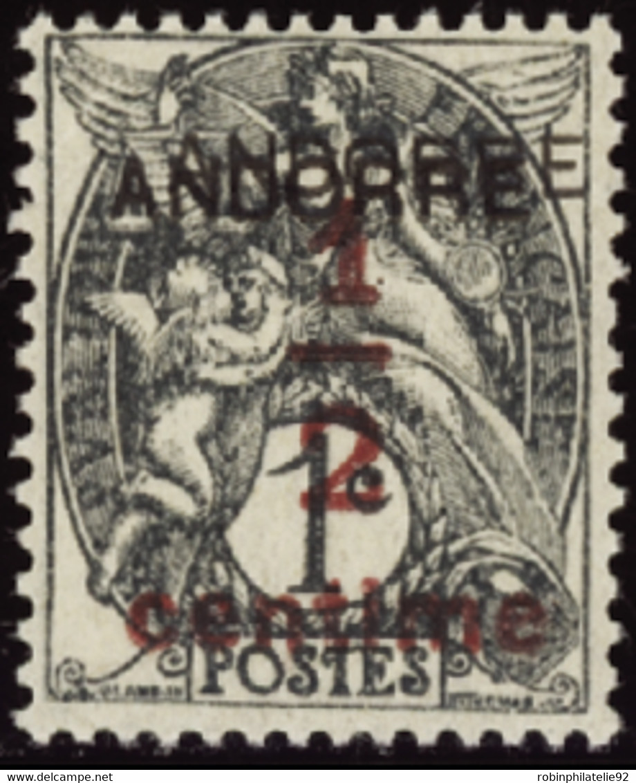 ANDORRE   N°1 A Double Surcharge  Qualité:** Cote:4500 - Unused Stamps