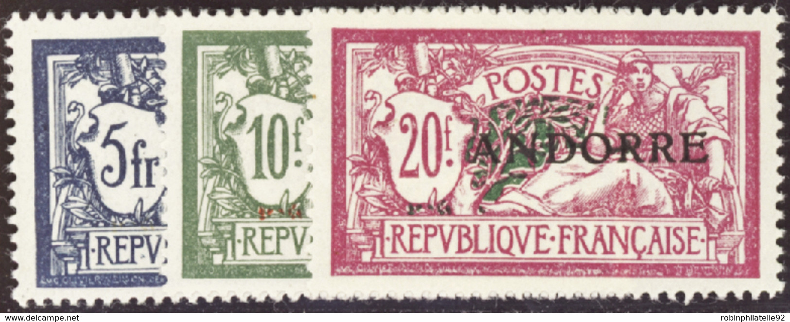 ANDORRE   N°1 /23 + Taxes 9/15 30 Valeurs Qualité:* Cote:2000 - Unused Stamps