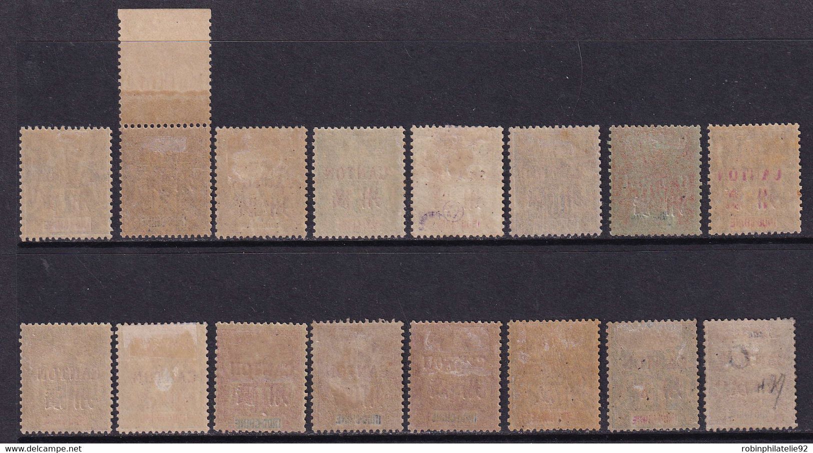 CANTON   N°1 /16 16 Valeurs  Qualité:* Cote:1435 - Unused Stamps