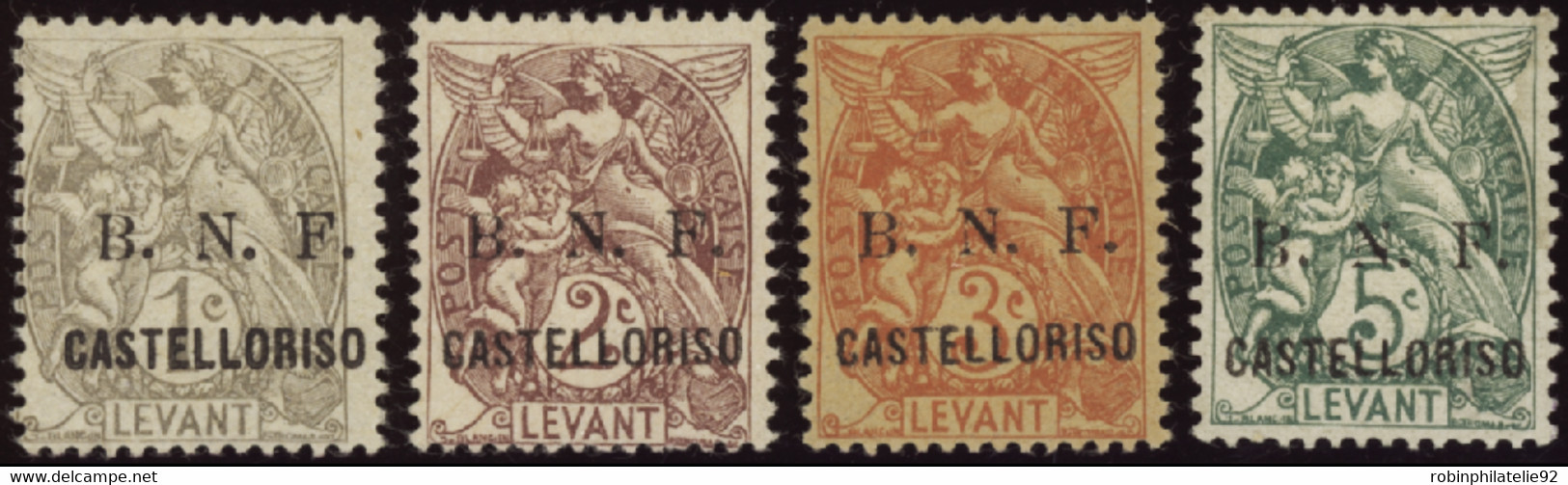 CASTELLORIZO   N°1 A/2a/3a/4a CASTELLORISO 4 Valeurs Qualité:* Cote:790 - Neufs