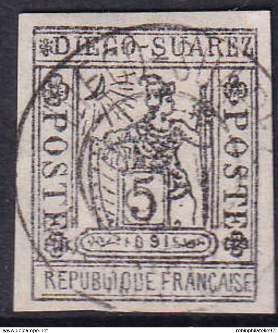 DIEGO-SUAREZ  TAXES N°2 50c Noir TB  Qualité:OBL Cote:175 - Used Stamps