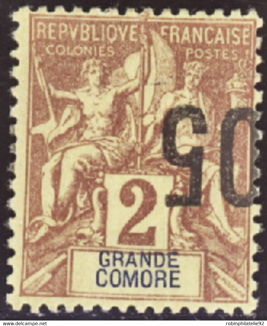 GRANDE COMORE   N°20 B Surcharge Renversée  Qualité:* Cote:350 - Ongebruikt