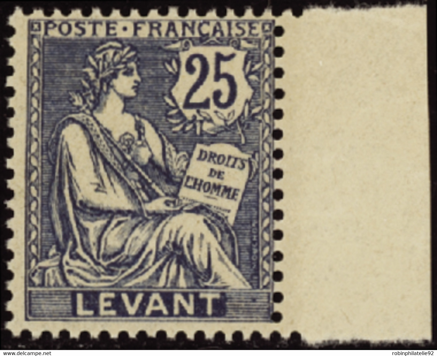 LEVANT   N°24 25c Mouchon  Qualité:** Cote:110 - Unused Stamps