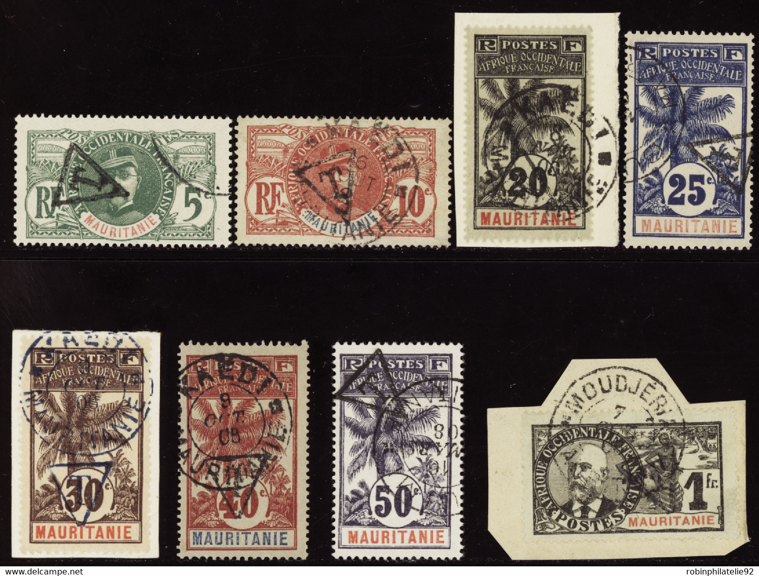 MAURITANIE  TAXES N°1 /88 Valeurs TB Qualité:OBL Cote:2560 - Used Stamps