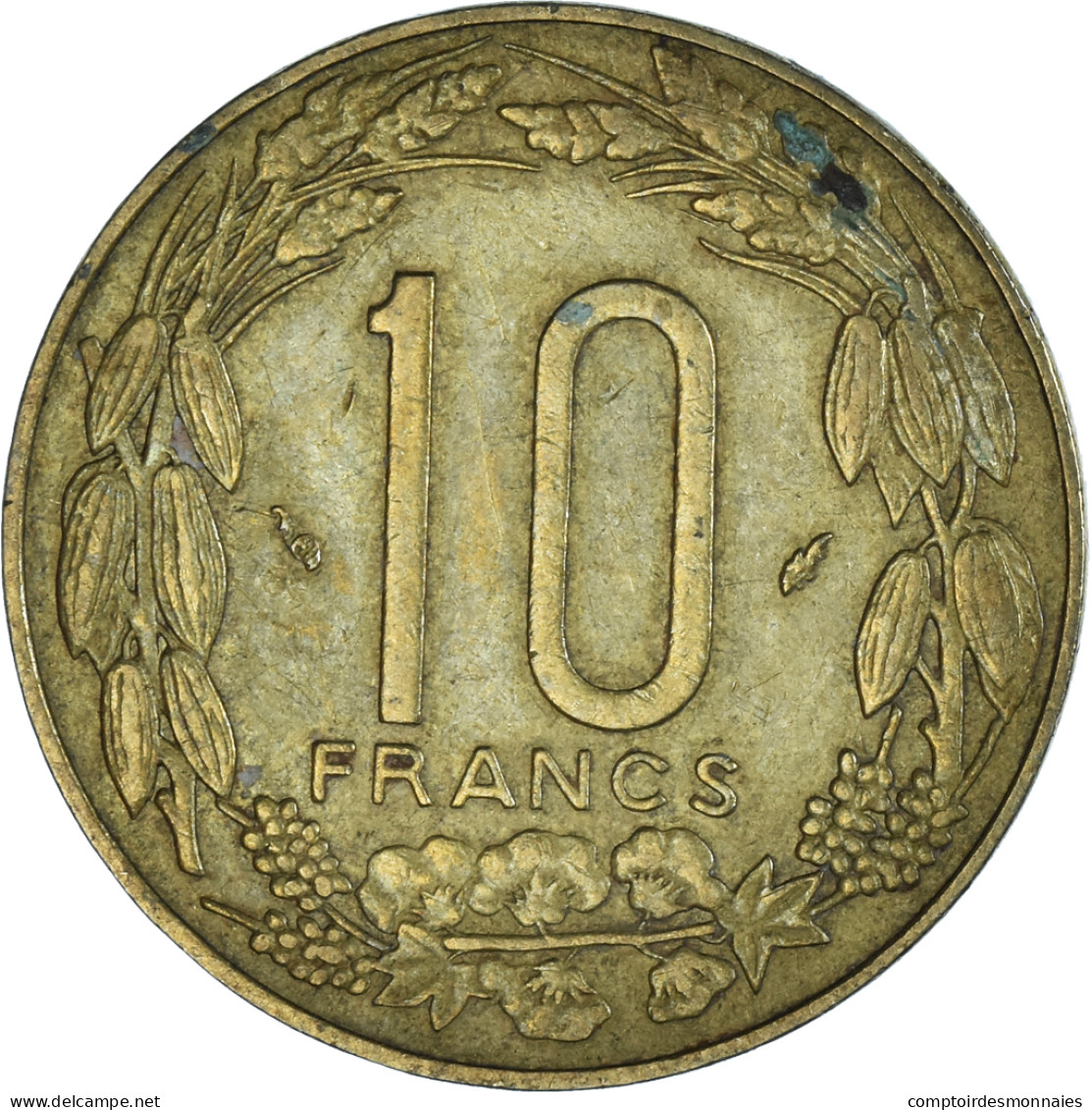 Monnaie, États De L'Afrique Centrale, 10 Francs, 1984 - Cameroun