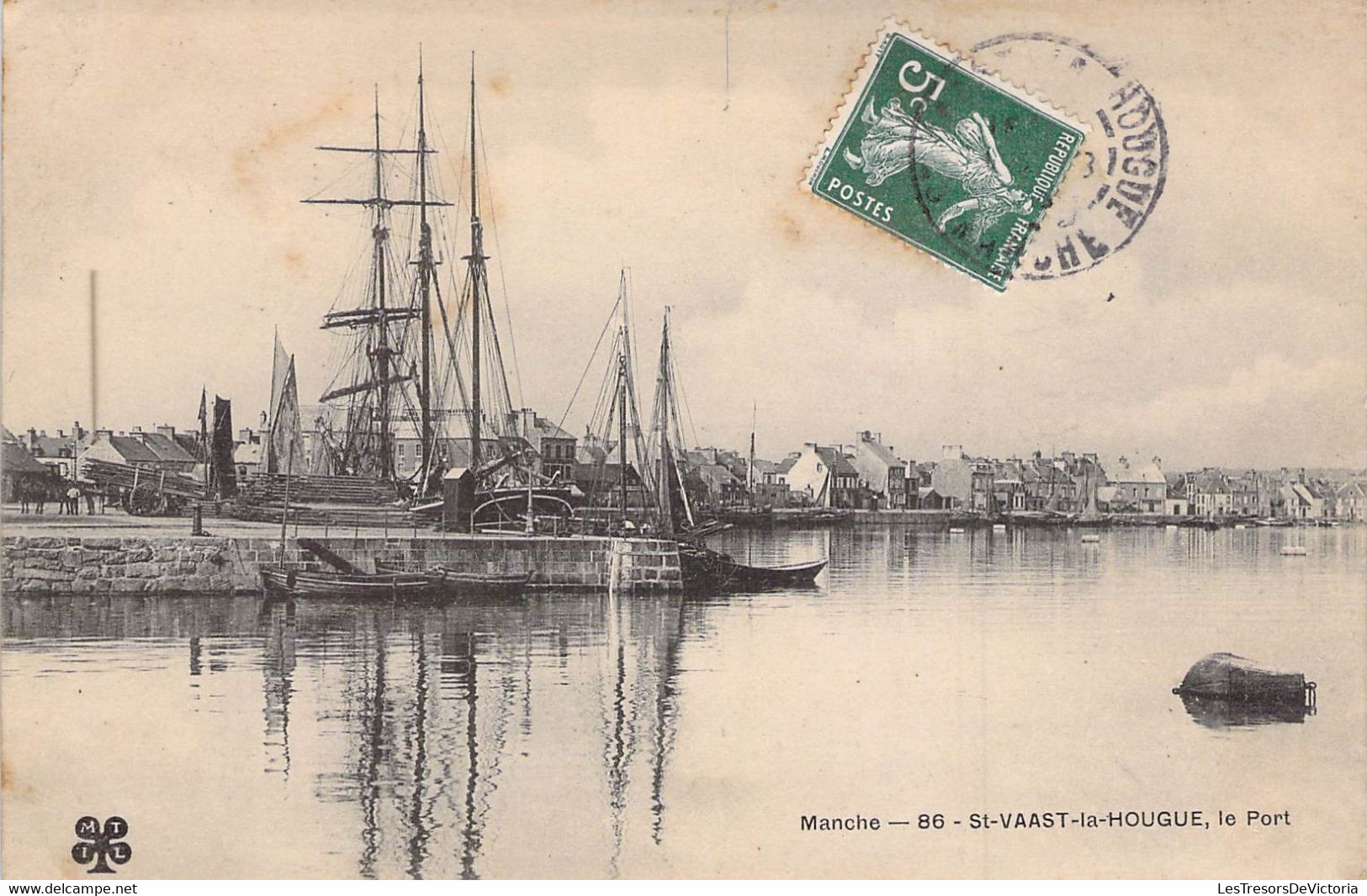 CPA - 50 - Saint Vaast La Hougue - Le Port - Bateau - Voilier N°86 - Saint Vaast La Hougue