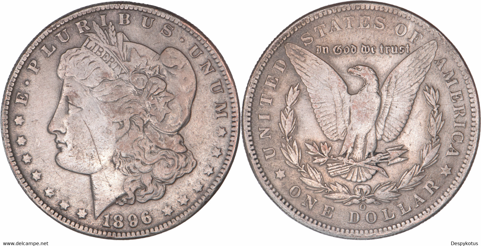 Etats-Unis - Médaille Inspirée Du Dollar Morgan 1896 - 07-064 - 1878-1921: Morgan