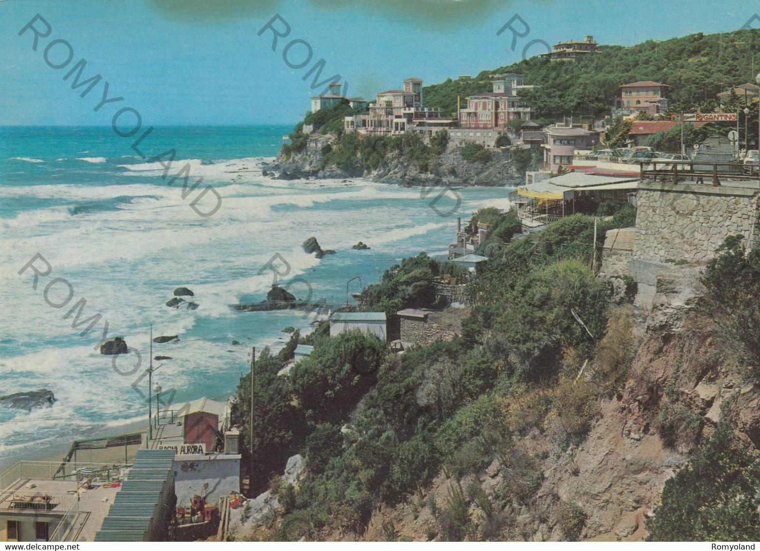 CARTOLINA  CASTIGLIONCELLO,LIVORNO,TOSCANA,MAREGGIATA AL SORRISO,ESTATE,BARCHE,VACANZA,SPIAGGIA,VIAGGIATA 1982 - Livorno