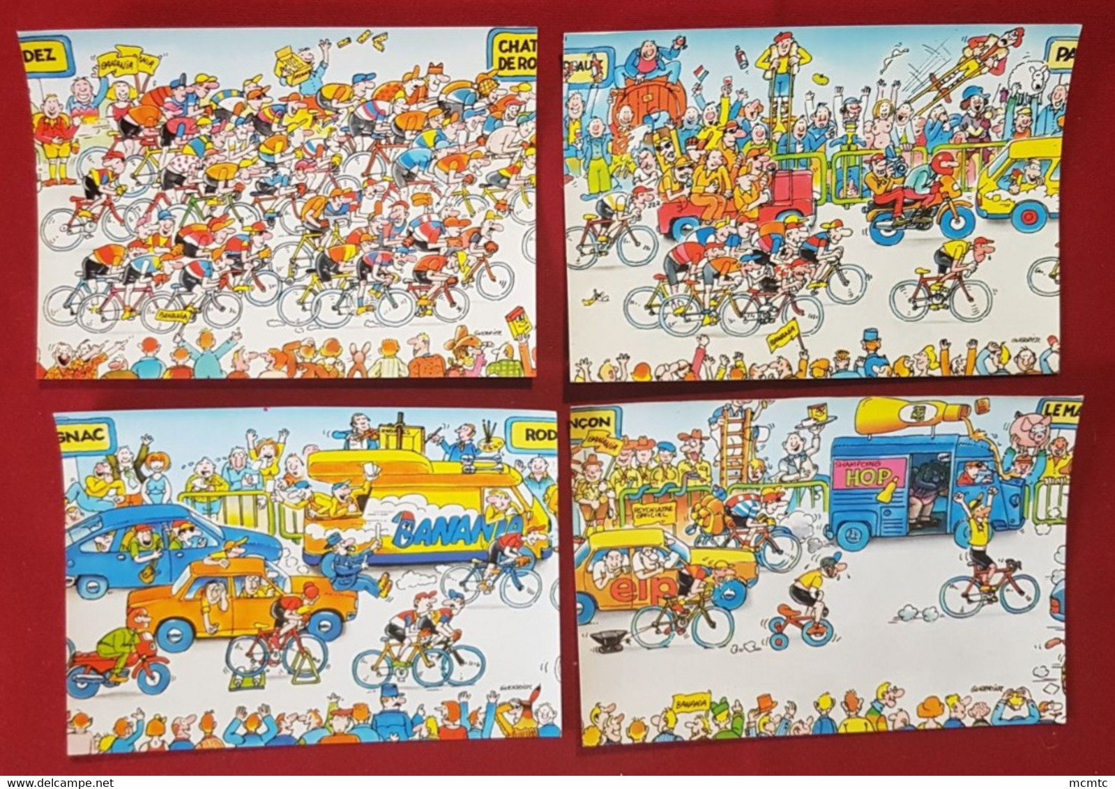 12 CPM - Banania - Sport - Tour De France - Etapes - Cyclisme - Cycling