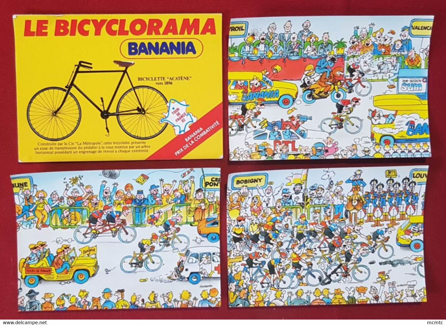 12 CPM - Banania - Sport - Tour De France - Etapes - Cyclisme - Cycling